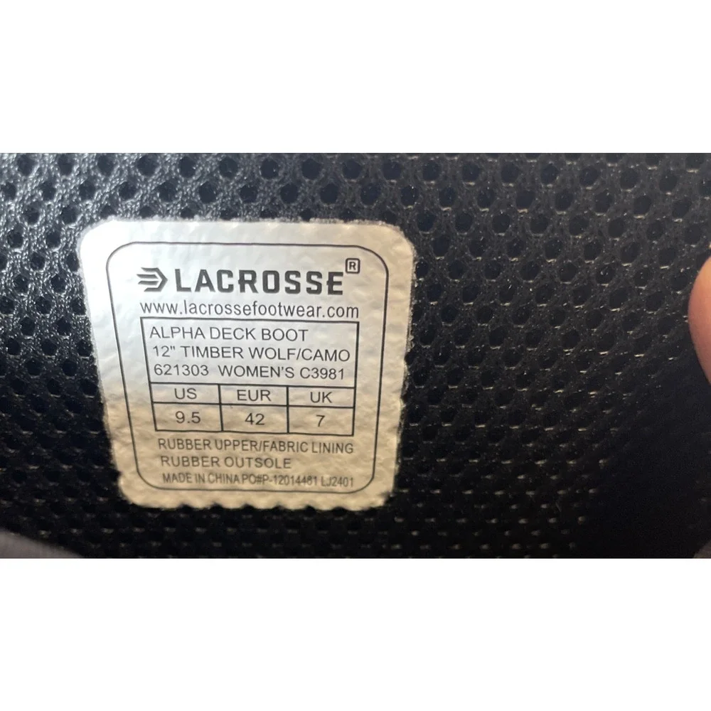 Women's LaCrosse Alpha Deck Boot 12